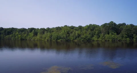 Medium shot to a wide with water Stock Footage 54711859