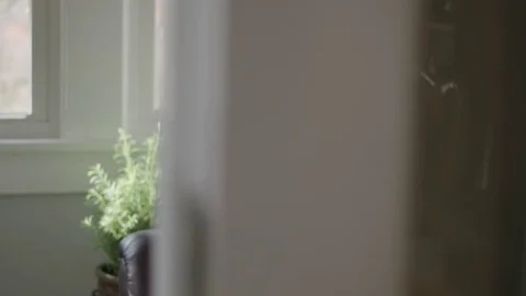Medium shot of young lady on the phone Stock Footage 70810331