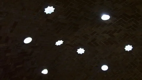 Medium Shot, Zoom Out, 10 Seconds Or Greater, Indoors, Day, Star Shape, Stock Footage 94033215