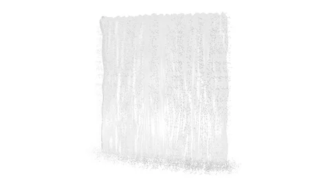 MEDIUM SIZE WATERFALL FRONT LEFT VIEW Vídeos de archivo 99181564