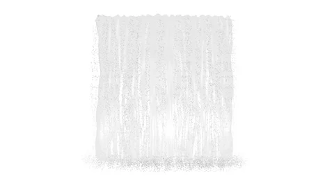 MEDIUM SIZE WATERFALL FRONT VIEW Video stock 99157269