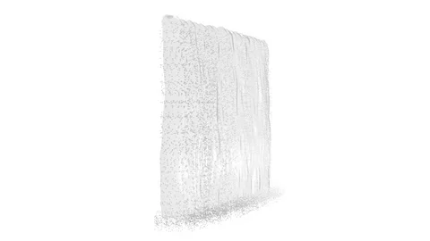 MEDIUM SIZE WATERFALL RIGHT VIEW Vídeos de archivo 99157200