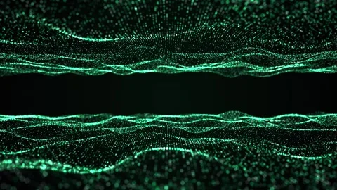 Medium spring green abstract internet data space creative design. Dots sea .. 스톡 동영상 246160055
