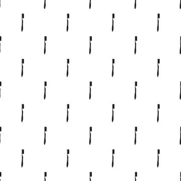 Medium toothbrush pattern seamless Illustrazione stock