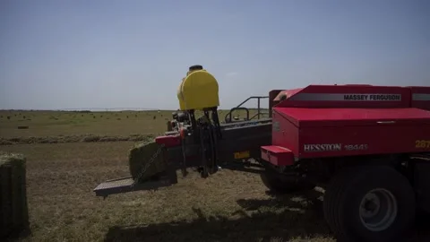 Medium Tracking of the End of a Bailor Stock Footage 221863762