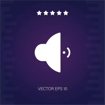 Medium volume vector icon Stock Illustration