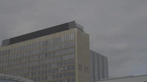 Medium Of The Welt Building In Downtown Berlin Video stock 284488031