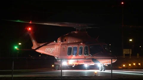 Medivac Taking OFF Stock Footage 74635375