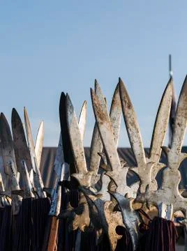 Medival spears Stock Photos