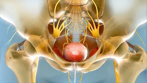 Medtronic Sacral Neuromodulation Stock Illustration