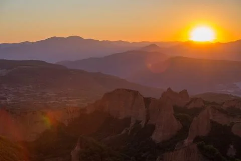 The medulas, Leon, Spain Stock Photos