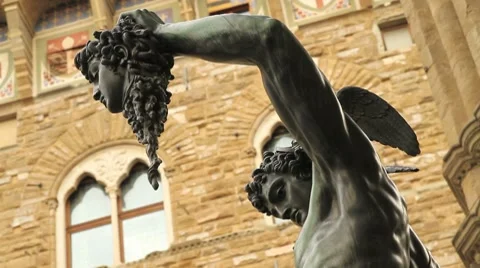 Medusa Florence, Firenze Stock Footage 7741017