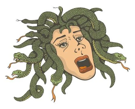 Medusa head Stock Illustration