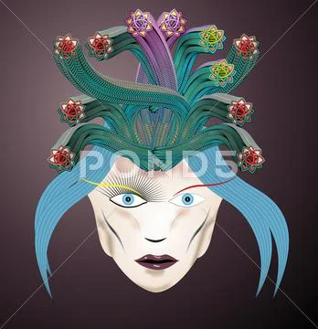 Medusa head Stock Illustration