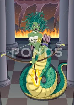 Medusa Stock Illustration
