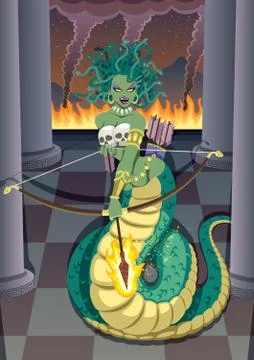 Medusa Stock Illustration