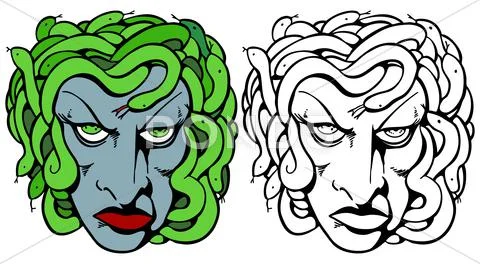 Medusa Stock Illustration