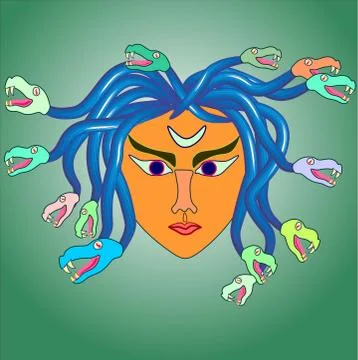 Medusa Stock Illustration