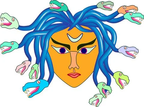 Medusa Stock Illustration