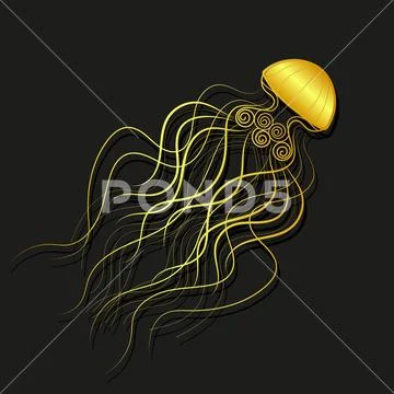 Medusa, vector illustration Stock Illustration