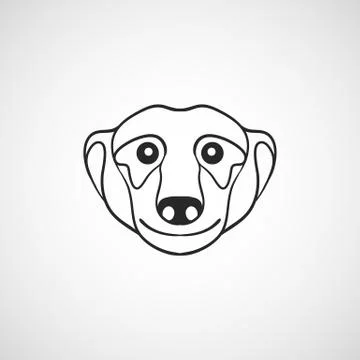 Meerkat logo vector icon design Stock Illustration