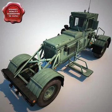 Meerkat Mine Detection Vehicle 3D Model