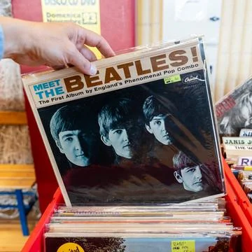 Meet the Beatles! Stockfoto's
