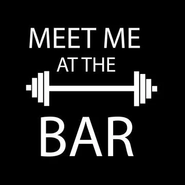 Meet Me at the Bar Stock Illustration