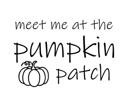 Meet me at the pumpkin patch. Design is perfect for to be printed on t-shir.. 스톡 일러스트