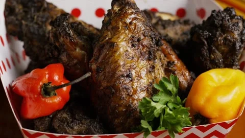 Meet pork meal Stock-Footage 268483461