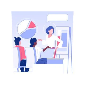 Meet stakeholders isolated concept vector illustration. Ilustración de archivo