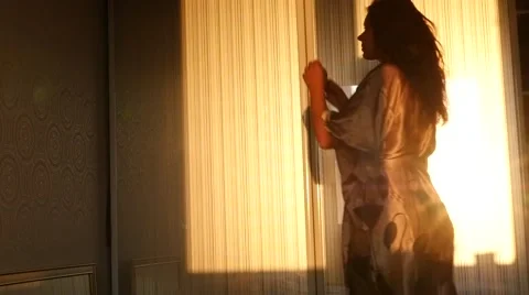 Meet the sunset Stock Footage 68863856