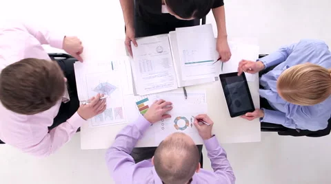 The Meeting of the Businesspeople Stock Footage 59791484