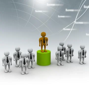 Meeting concept in abstract background. Stock Illustration