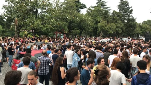 Meeting  crowd Stock Footage 92516648