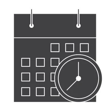 Meeting Deadlines Vector Icon Stock Illustration