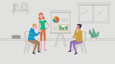 Meeting Discussion Stock Footage 303465856