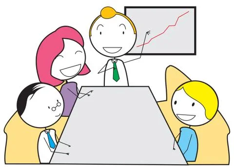 Meeting Stock Illustration