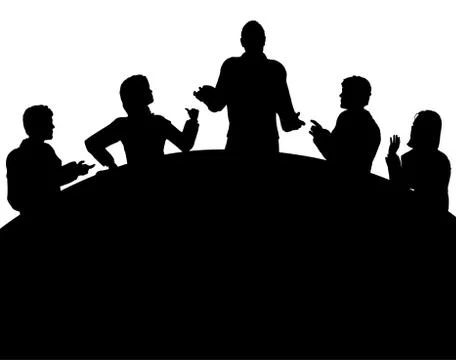 Meeting Stock Illustration
