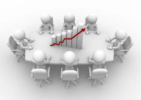 Meeting Illustrazione stock