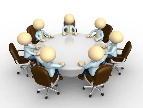 Meeting Stock Illustration
