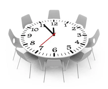 The meeting Stock Illustration