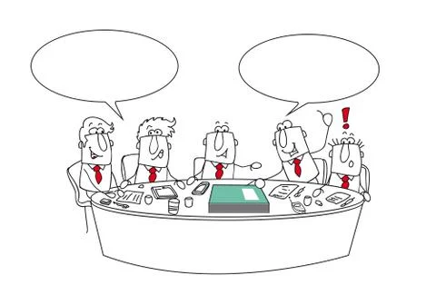 Meeting Stockillustratie