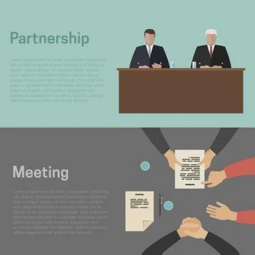 Meeting Stock Illustration