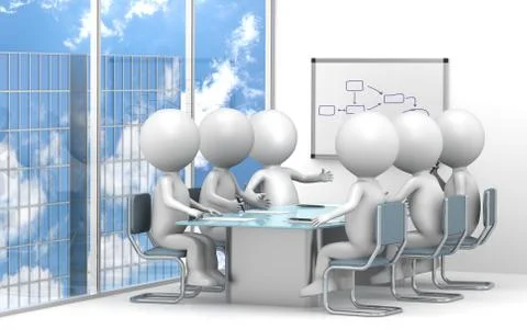 Meeting Stock Illustration