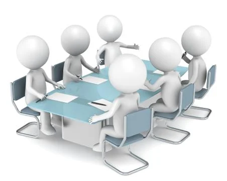 Meeting Stock Illustration