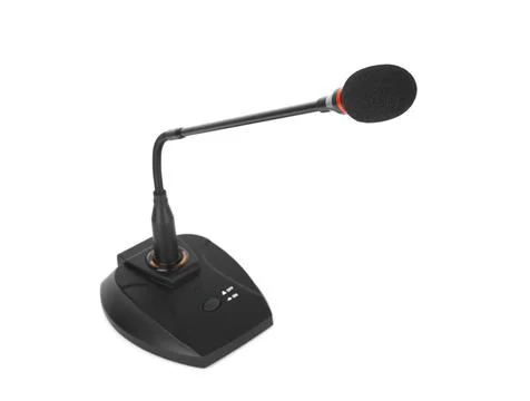 Meeting microphone isolated Stock Photos