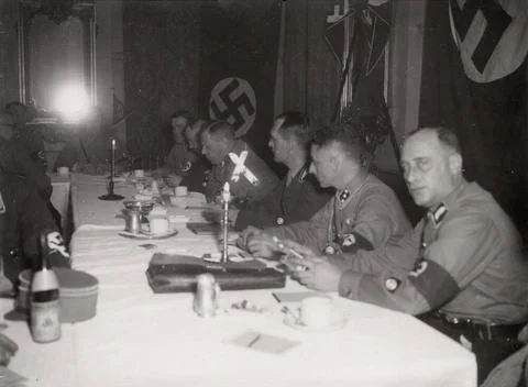 Meeting of the NSKK Huehnlein. Hoffmann Photographs 1933 Adolf Hitler s of... Stock Photos