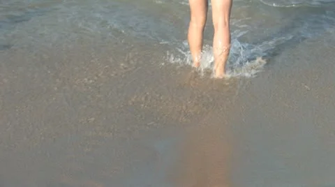 Meeting the Ocean Stock Footage 11515034