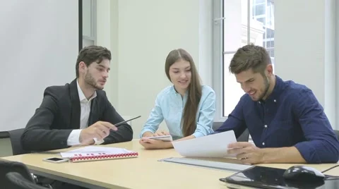 Meeting in the office Stock Footage 53649568